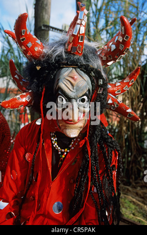 Francia, Martinica (Indie occidentali francesi), carnevale di San Giuseppe Foto Stock