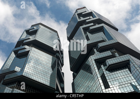 Ufficio complesso, Lippo Center, Hong Kong, Cina, Asia Foto Stock