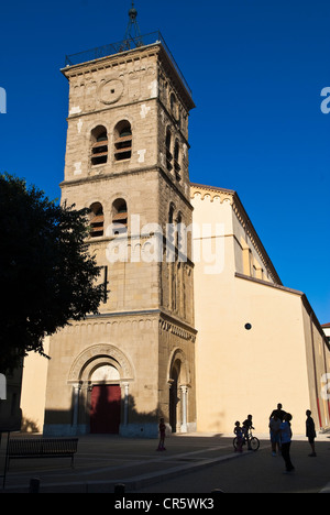 Francia, Drome, Valenza, Saint Appolinaire cattedrale della città vecchia Foto Stock