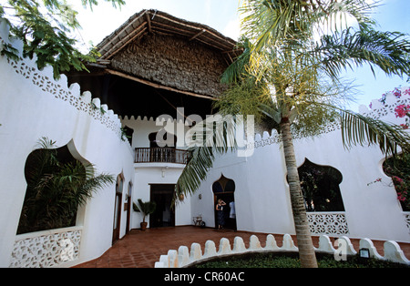 Tanzania, Arcipelago di Zanzibar, costa Sud Orientale, Pingwe-Bwejuu zona spiaggia, Sultan Palace, Relais et Chateaux Foto Stock