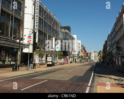 : Castlecourt Shopping Centre, il Royal Avenue Belfast City Centre Irlanda del Nord Foto Stock