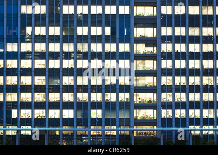 Giappone, isola di Honshu, Tokyo, Marunouchi, edificio facciata di office Foto Stock