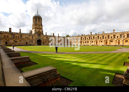 Christ Church College. Uno dei 39 collegi, tutti i quali sono indipendentemente e insieme formano l'Università di Oxford. Foto Stock