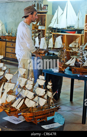 Maurizio, Plaines Wilhems distretto, Curepipe, Comajora barche modelli scale Museum, la più antica fabbrica dell'isola Foto Stock