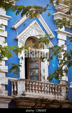 India, stato di Goa, Panaji (o Panjim), la capitale stato, l'ex potenza coloniale quartiere portoghese Foto Stock