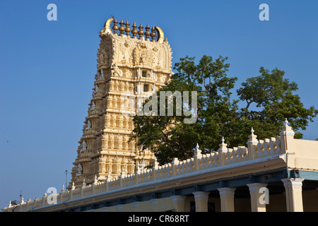 India, nello stato di Karnataka, Mysore, Chamundi Hill Foto Stock