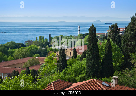 Vista dal palazzo Topapi sul mare di Marmara - Istanbul, Turchia Foto Stock