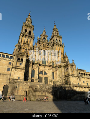 Cattedrale di Santiago di Compostela, Spagna, Europa Foto Stock