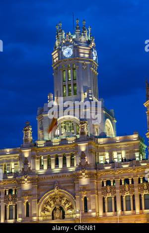 Palacio de Comunicaciones,Plaza de Cibeles,Madrid,Spagna Foto Stock