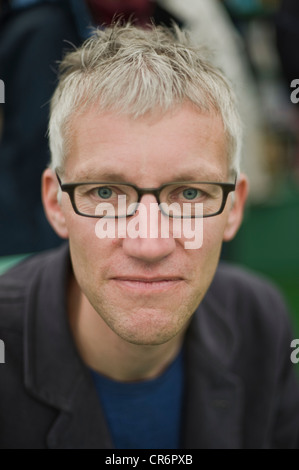 Tom Holland, autore inglese raffigurato all'Telegraph Hay Festival 2012, Hay-on-Wye, Powys, Wales, Regno Unito Foto Stock