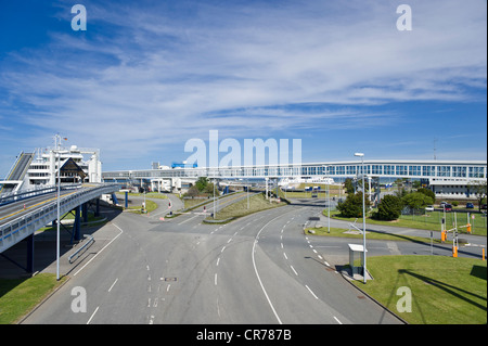 Ferry Terminal, Puttgarden, Fehmarn Island, Mar Baltico, Schleswig-Holstein, Germania, Europa Foto Stock