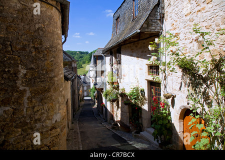 Francia, Correze, Turenne, etichettati Les Plus Beaux Villages de France, il vecchio villaggio Foto Stock