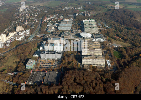 Vista aerea, Audimax, Università di Bochum, la zona della Ruhr, Renania settentrionale-Vestfalia, Germania, Europa Foto Stock