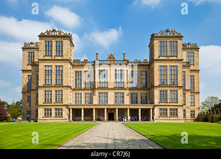 Hardwick Hall vicino a Chesterfield Derbyshire Inghilterra Regno Unito GB Europa Foto Stock