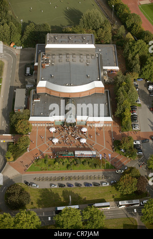 Vista aerea, Musical Starlight Express, teatro, luogo, Bochum, la zona della Ruhr, Renania settentrionale-Vestfalia, Germania, Europa Foto Stock