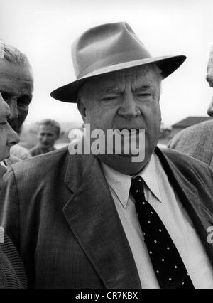 Neubauer, Alfred, 29.3.1891 - 22.8.1980, pilota tedesco, Racing manager della Mercedes-Benz-Grand-Prix-Team 1926 - 1955, portrait, 1950s, Foto Stock