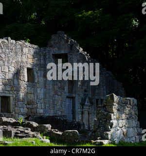 La Rovina del XII secolo, Santa Brigida la Chiesa sul Fife sentiero costiero a Dalgety Bay. Foto Stock