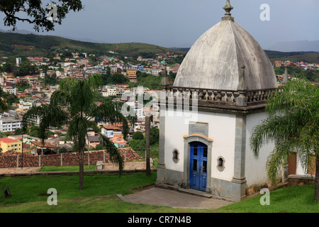 Brasil, Minas Gerais stato, Congonhas, Basilica di Bom Jesus de Matozinhos Foto Stock