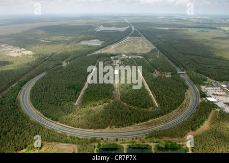 Vista aerea, Race Course, Volkswagen test in pista, Ehra-Lessien, Gifhorn, Bassa Sassonia, Germania, Europa Foto Stock