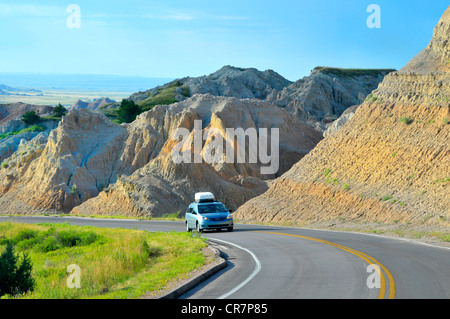 Aghi Highway 87 Parco nazionale Badlands Dakota del Sud Foto Stock