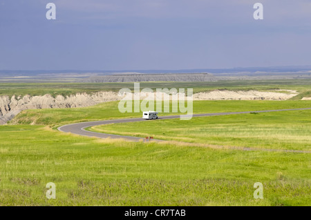 Aghi Highway 87 Parco nazionale Badlands Dakota del Sud Foto Stock