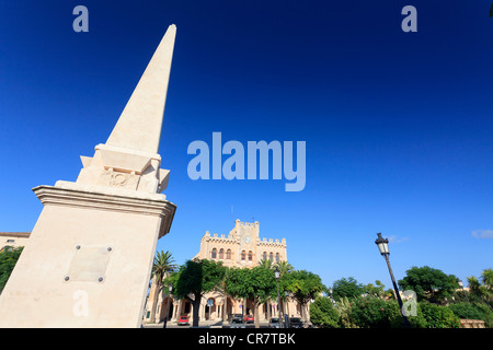 Isole Baleari Spagna, Menorca, Ciutadella, Old Town Foto Stock