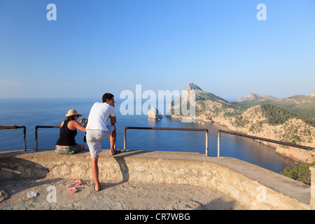 Isole Baleari Spagna, Mallorca, Cap de Formentor Foto Stock