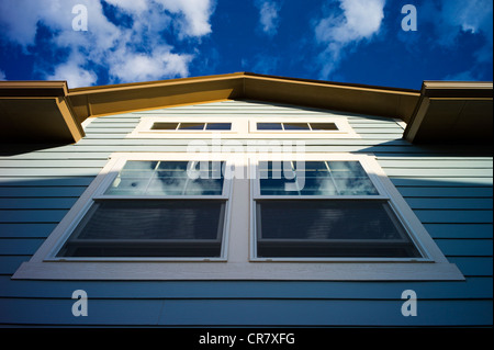 Carriage House oltre un garage, artigiano stile casa residenziale in Colorado, STATI UNITI D'AMERICA Foto Stock