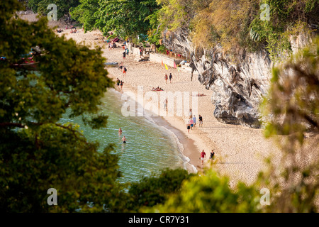 Thailandia, Provincia di Krabi, Railay, di Ao Nang Bay Foto Stock