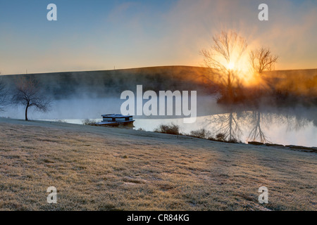 Mattina gelida Foto Stock