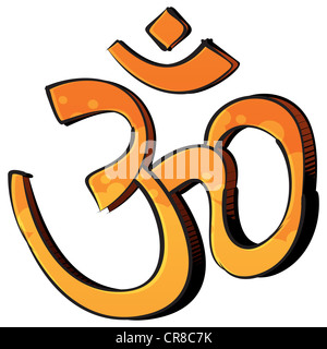 Artistico simbolo om Foto Stock