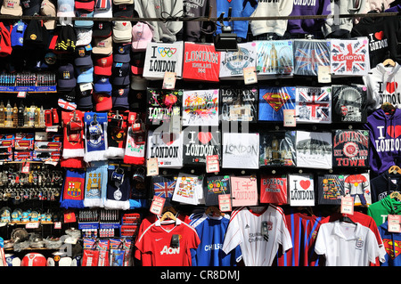 Pressione di stallo di Souvenir nel centro di Londra Foto Stock