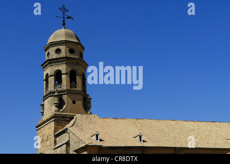 Spagna, Andalusia, provincia di Jaén, Baeza, città patrimonio mondiale dell'UNESCO, il campanile della cattedrale Foto Stock