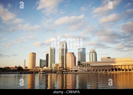 Skyline, Tampa, Florida, Stati Uniti d'America Foto Stock