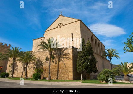 Església de Sant Jaume chiesa, centro storico di Alcudia, Maiorca, isole Baleari, Spagna, Europa Foto Stock