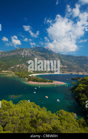 Oeluedeniz vicino a Fethiye, Costa Turca dell'Egeo, Turchia Foto Stock