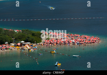 Oeluedeniz vicino a Fethiye, Costa Turca dell'Egeo, Turchia Foto Stock