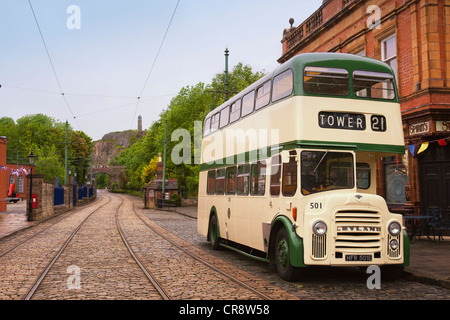 1967 Leyland Titan Bus (propulsori anteriore double decker) Foto Stock