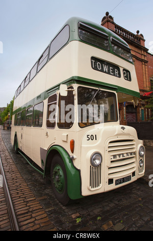 1967 Leyland Titan Bus (propulsori anteriore double decker) Foto Stock