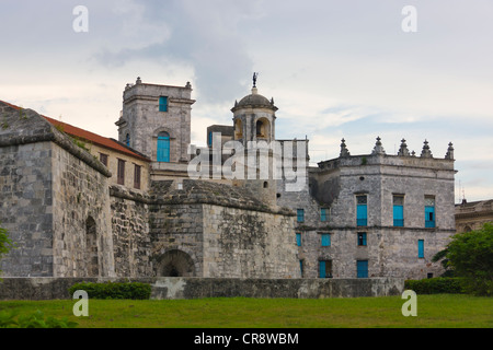 El Morro Castello nel centro storico, l'Avana, patrimonio mondiale dell UNESCO, Cuba Foto Stock