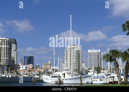 Tampa Bay, San Pietroburgo, Florida, Stati Uniti d'America Foto Stock