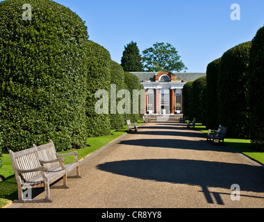 Grado 1 elencati aranciera da Sir Christopher Wren nel Kensington Gardens Londra Inghilterra Europa Foto Stock