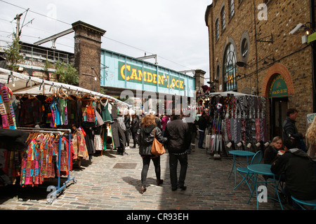 Camden Lock, Camden Town, Londra, Inghilterra, Regno Unito Foto Stock