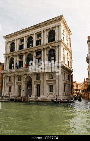 Palazzo Grimani di San Luca, XVI secolo, sede della Corte di Appelli sul Grand Canal, Venezia, Veneto, Italia, Europa Foto Stock