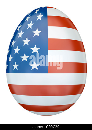 Noi bandiera uovo di Pasqua Foto Stock