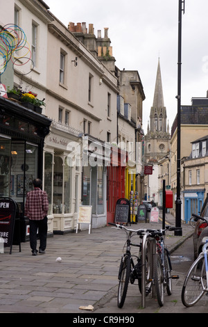 Walcot Street Bath Somerset inghilterra Foto Stock