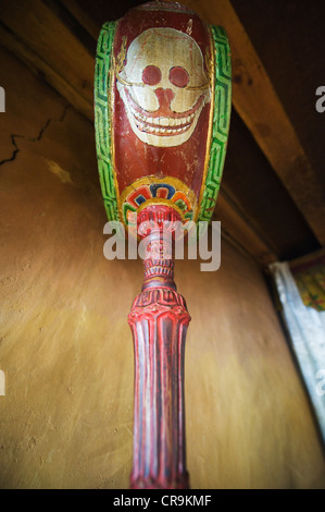 Convento delle Monache, Jakar, Bumthang, Chokor Valley, Bhutan, Asia Foto Stock