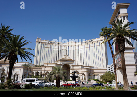 Las Vegas e Monte Carlo Hotel e Casino Foto Stock