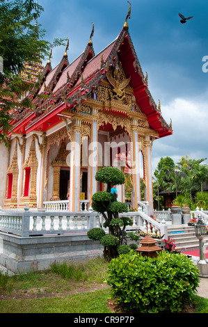 Wat Chalong tempio buddista in Phuket, Tailandia Foto Stock