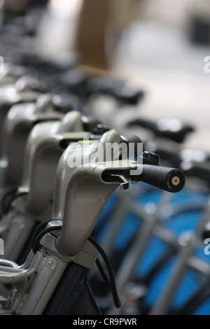 Barclays Bike regime in Londra Foto Stock